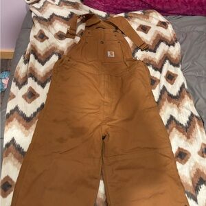 Carhartt Tan Work Overalls